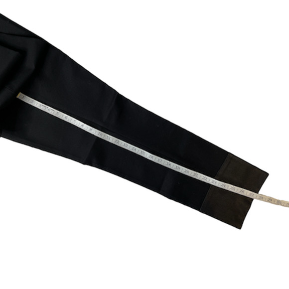 Banana Republic Black Pants with Leather Cuffs Size 4 - Picture 10 of 12